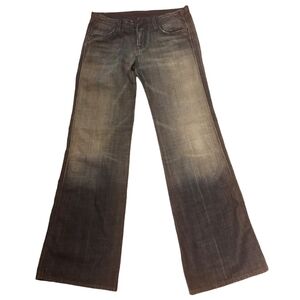 7 For All Mankind Womens Vintage Flare Leg Jeans Faded Wash Size 25 Low …